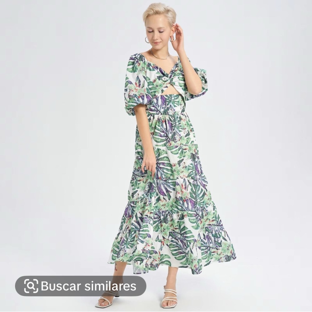 Floral Print Maxi Dress